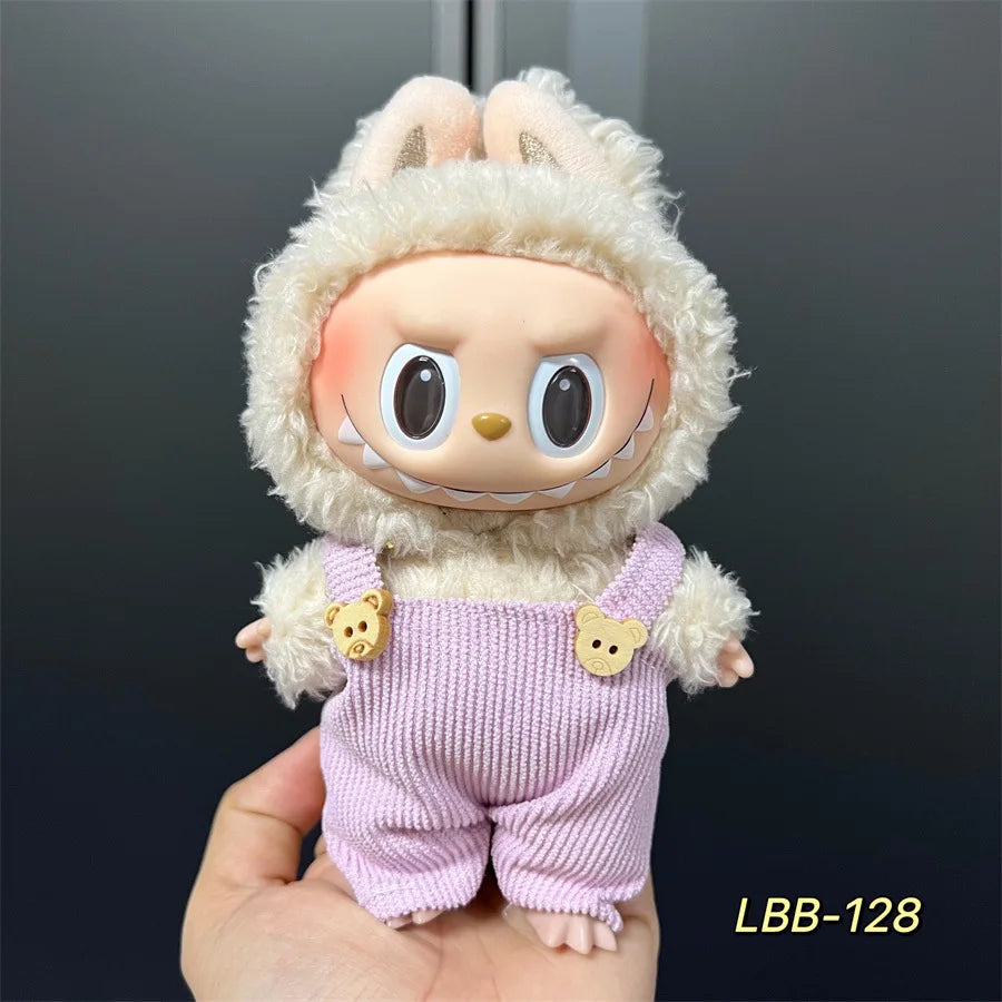 V1 V2 V3 NEW Mini Doll'S Clothes Outfit Accessories for Korea Kpop Exo 17cm Labubu Idol Cool Handsome Clothing Gift