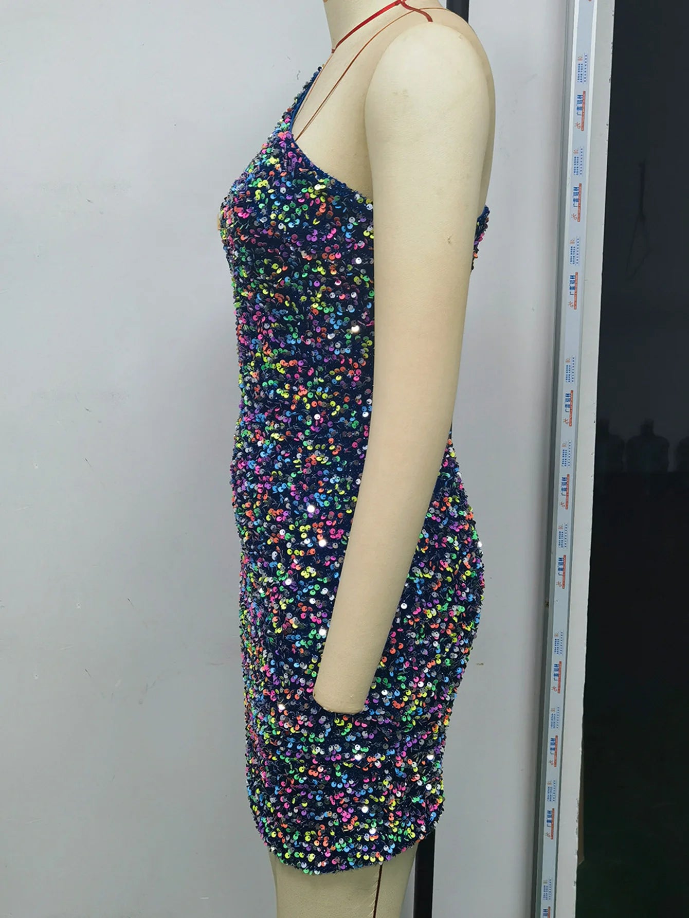 Womens Sexy Dresses Sequin Long Sleeve Evening Dresses 2025 Woman Cocktail Party Dress Short Holiday Formal Prom Dress Xiny908