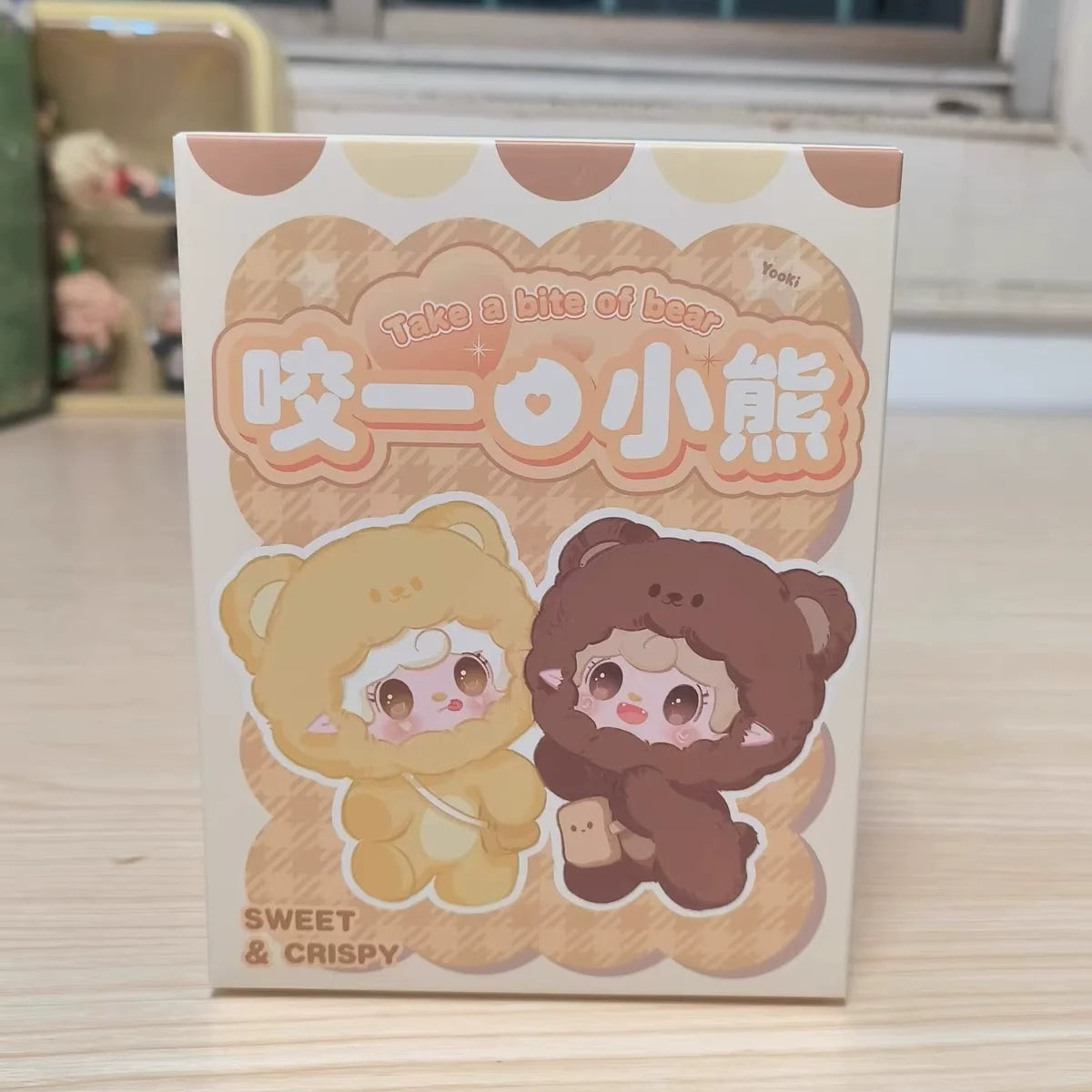 100% Original Yooki V4 Take a Bite of The Little Bear Series Blind Box Mystery Box Toys Cute Action Anime Figure Model Toys