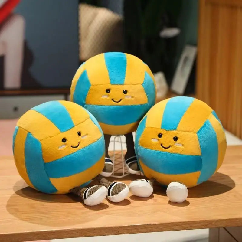 Jellycat New Volleyball Doll Plush Toy Handmade Doll Cartoon Anime Cute Pillow Cushion Home Children's Birthday Gift Doll