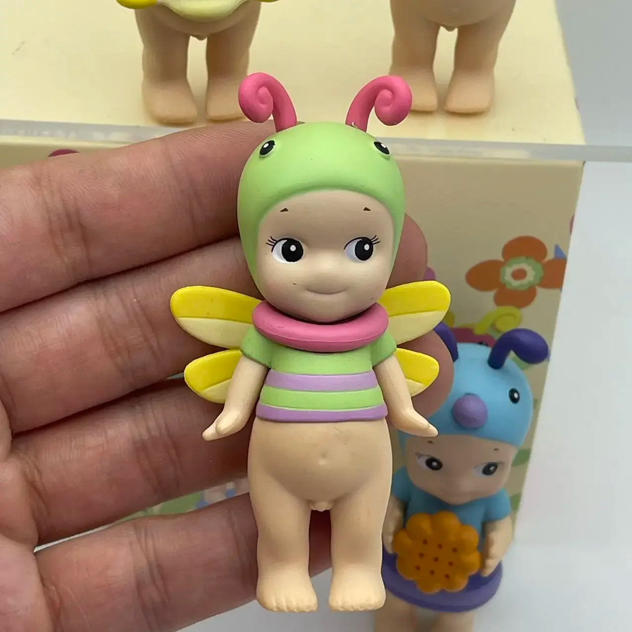 6PCS Sonny Angel Blind Box Mini Figure Bug’S World Limited Series Anime Figures Cute Dolls for Children Christmas Birthday Gift