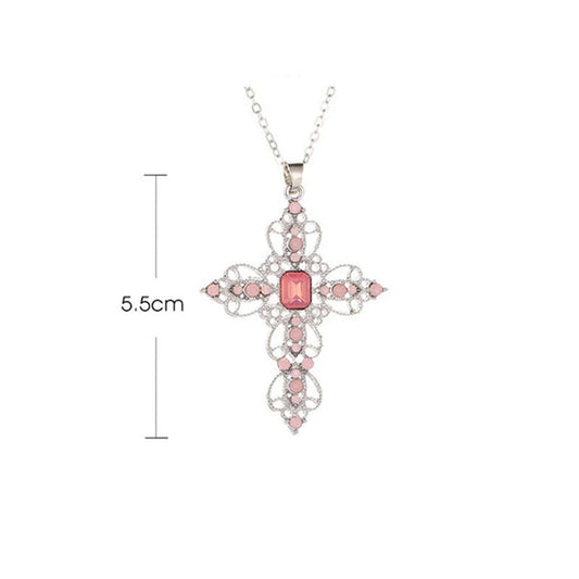 ファッションで絶妙な中空クロスネックレス、ボヘミアン象嵌ラインストーン鎖骨チェーンジュエリーギフト、女性、女の子、パーティー着用