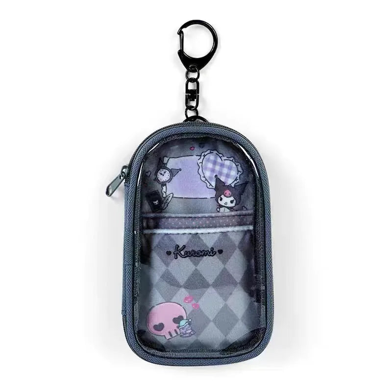 Sanrio Cinnamoroll Kuromi Anime Kawaii Storage Handbag Pendant My Melody Pvc Bag