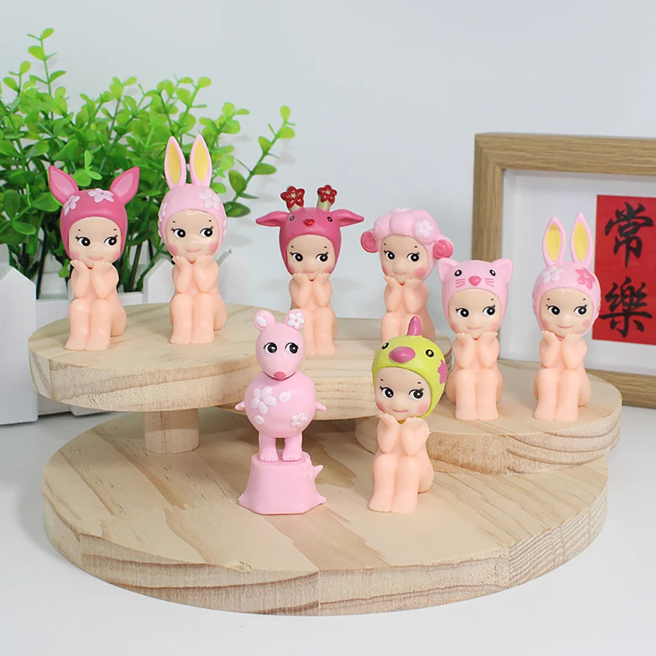 2025 Hot Sell Sonnes Angels Cherry Blossom Series Anime Figures Ornaments Dolls Fans Children Gift Random
