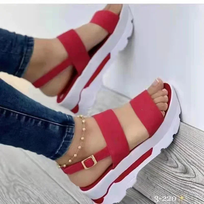 Women Sandals Lightweight Heels Sandals Summer Shoes for Women Wedge Sandal with Platform Sandalias Mujer Wedges Shoes Female