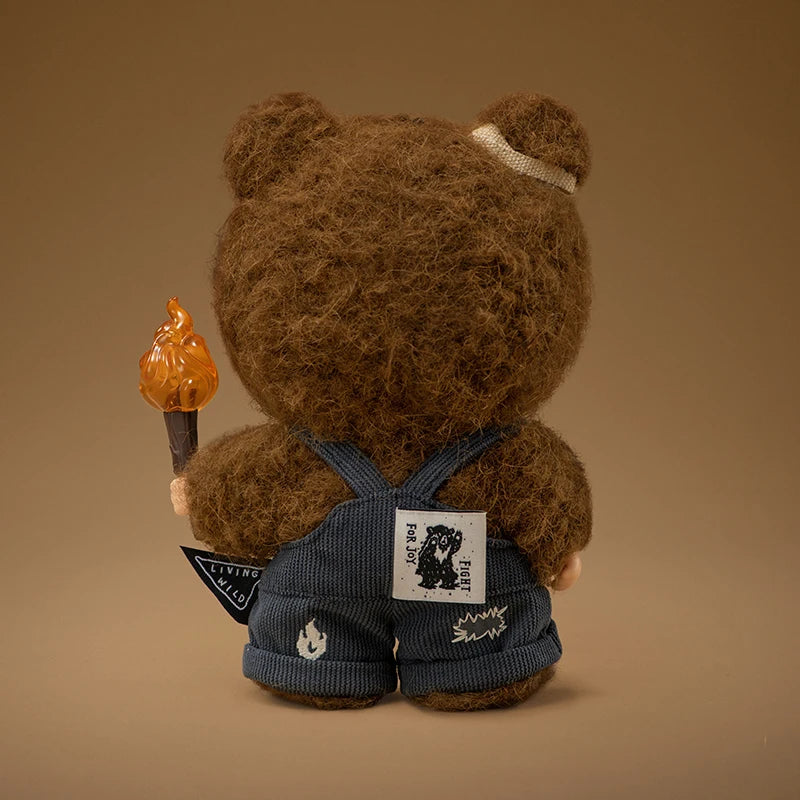 【P.L.】POP MART Hirono Living Wild-Fight for Joy Plush Doll to 2pcs per Order