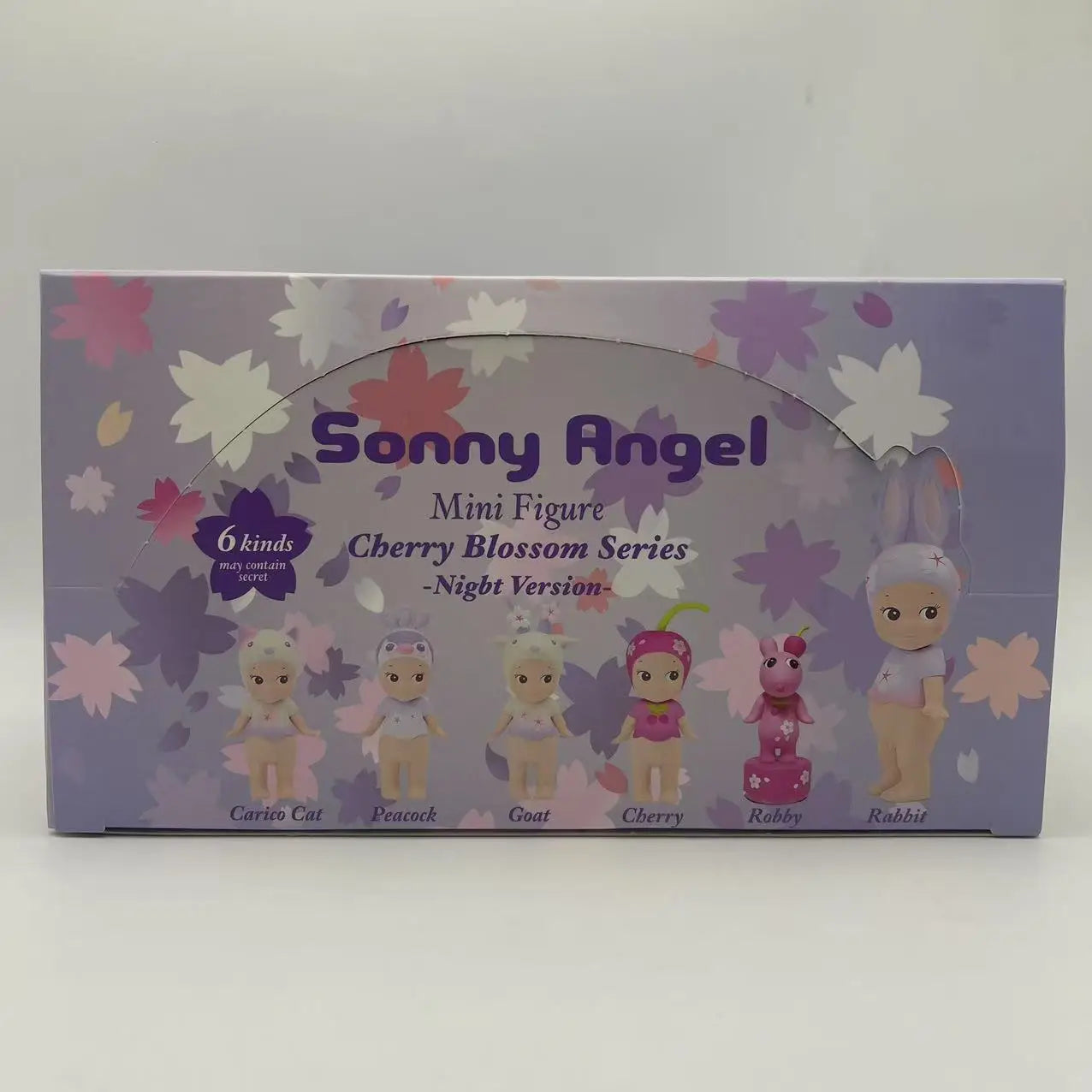 New Sonny Angel Blind Box Mini Figure Cherry Blossom Series Night Version Rabbit Surprise Tideplay Fans Toy Cure Doll Lucky Gift