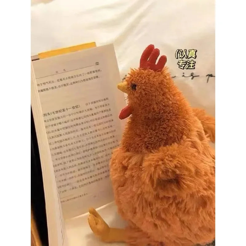Jellycat Plush Chicken Pillow Stuffed Soft Cartoon CecileChien Furry Animal Kawaii Plush Collection Funny Toy Gift for Children
