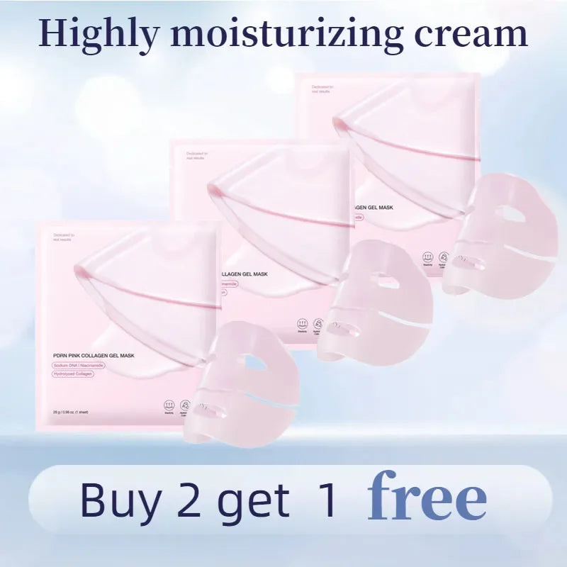 2025 Korean Salmon DNA PDRN Pink Collagen Jelly Gel Overnight Mask Moisturizing.