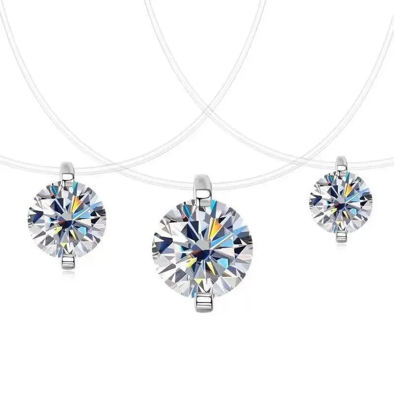 XL347 Lefei Fashion Luxury Trendy Classic Moissanite Simple Mermaid Tears Necklace For Charm Women 925 Silver Party Jewelry Gift