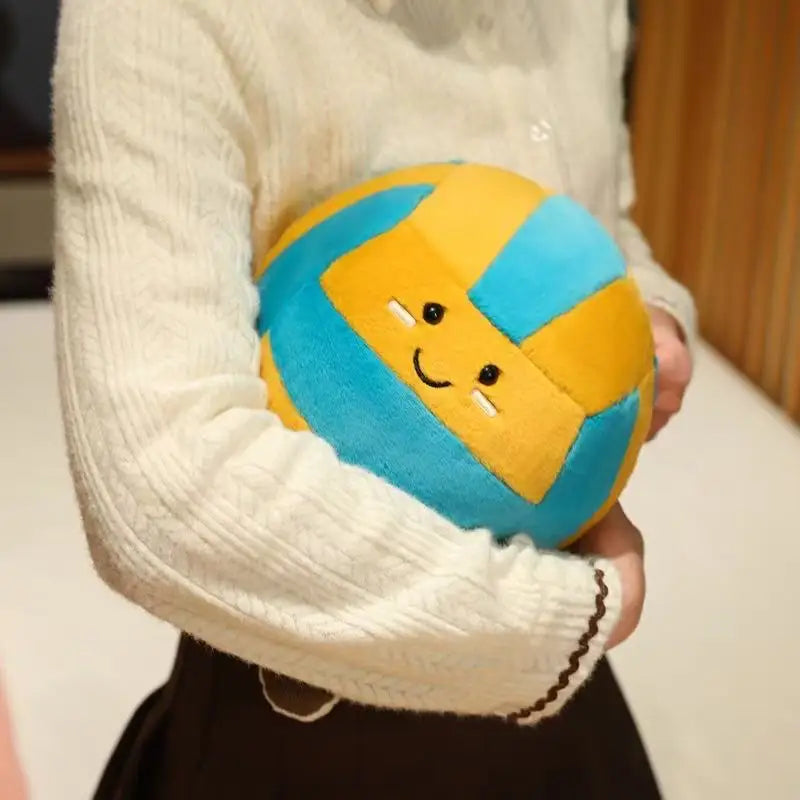 Jellycat New Volleyball Doll Plush Toy Handmade Doll Cartoon Anime Cute Pillow Cushion Home Children's Birthday Gift Doll