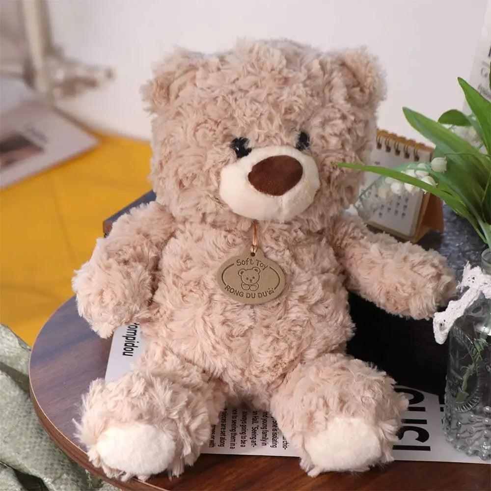 PP Cotton Cute Bear Plush Doll Simulation Fluffy Bear Plush Kids Toy Soft Collection Stuffed Animals Plush Doll Adults Children