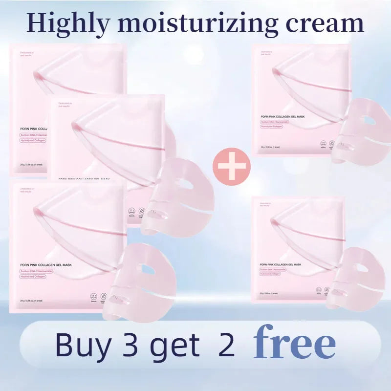 2025 Korean Salmon DNA PDRN Pink Collagen Jelly Gel Overnight Mask Moisturizing.