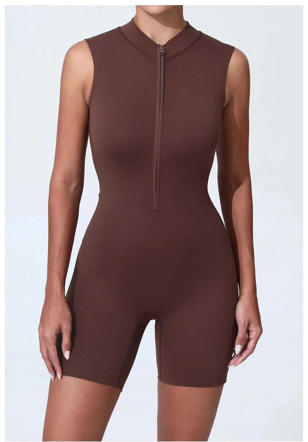 Zipper Yoga Jumpsuit Fitness Sports Overalls Gym Clothing Set Yoga Wear Pilates Workout Clothes Women Outfit push-up Activewear