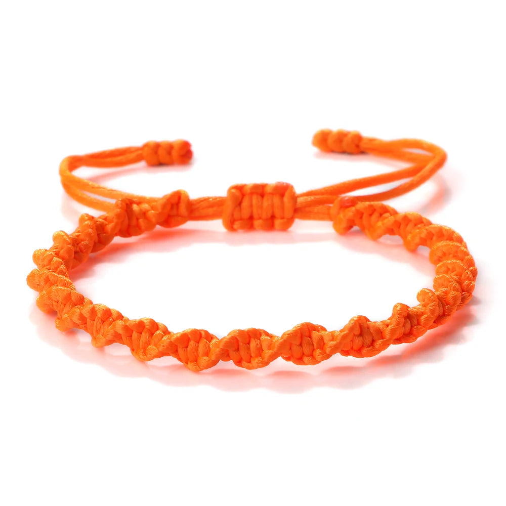 Multicolor Rope Lucky knots Bracelets Women Men Charm Woven Handmade Bangles Braided Adjustable Size Buddhism Jewelry Pulseras
