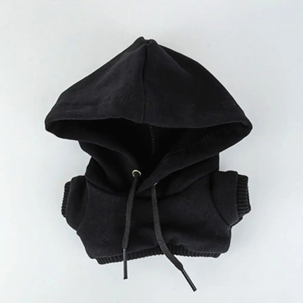 Handmade Fashion Clothes Hoodies For 10/15cm/20cm Cotton Dolls Sweatshirt Outfits For 1/12 BJD Dolls Top For 1/11 1/12 OB11