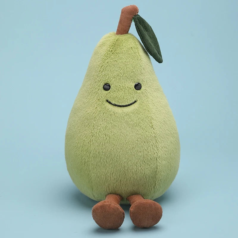 Cartoon Hot Sale Fruit Plush Doll Pillow Apple Pear Peach Cherry Weather Sun Moon Star Plush Toy Home Decoration Gift For Kids