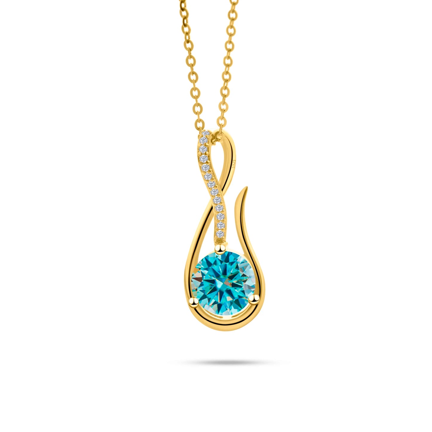 925 Sterling Silver Necklace 2CT D Color Moissanite Music Symbol Necklace Women's Anniversary Fine Jewelry mama Necklace