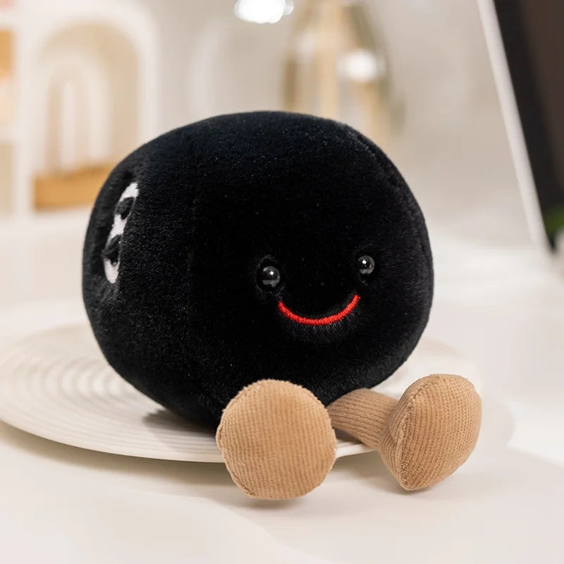 10cm Cute Basketball Football Tennis Baseball Billiards Plush Toys Soft Stuffed Balls Pillow Players Souvenir Birthday Gift