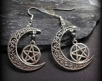 逆十字イヤリング、逆さイヤリング / 悪魔の十字架とゴシックイヤリング