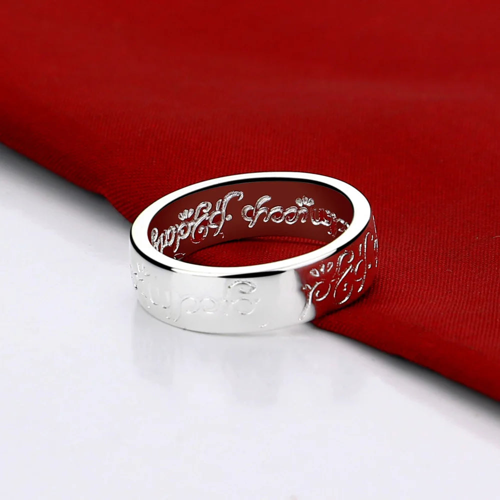 925スターリングシルバーパンクゴシッククロスリングジルコン付きヴィンテージファッションジュエリーメンズ＆レディーストレンディな誕生日プレゼント