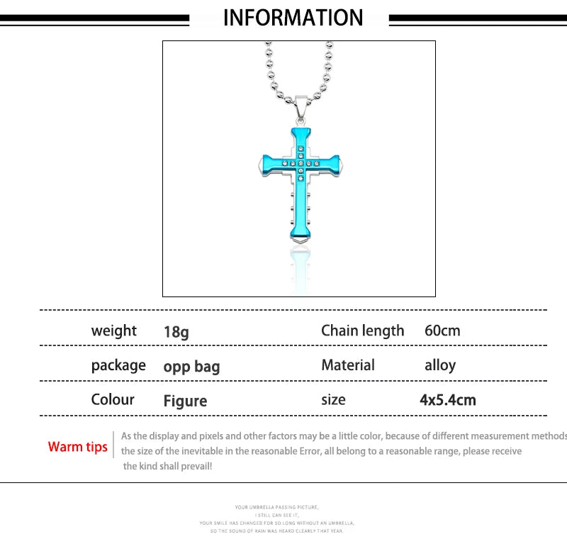 ヴィンテージクロスネックレス メンズ レディース トレンディなクロスペンダント 象嵌ジルコンチョーカーネックレス パーティージュエリー 彼氏へのギフト