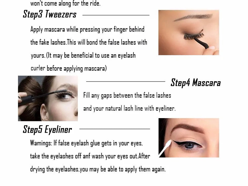 1ペア マグネットまつげ ミックススタイル 3Dつけまつげ 防水 リキッドアイライナーセット まつげエクステ シルオス マグネティコ メイクアップ ホット