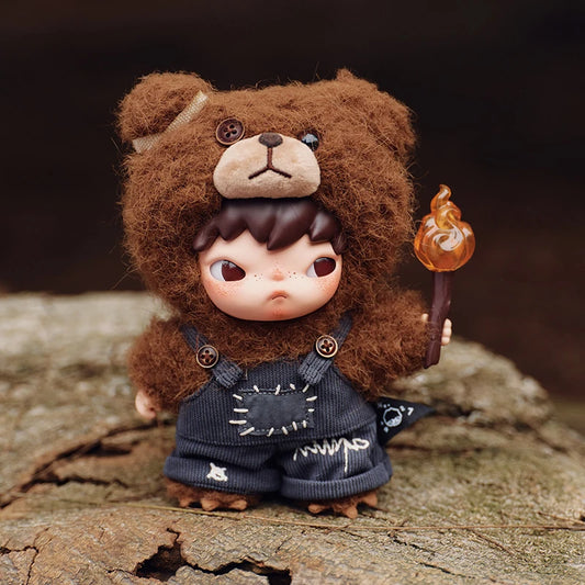 【P.L.】POP MART Hirono Living Wild-Fight for Joy Plush Doll to 2pcs per Order