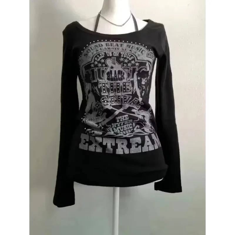 原宿系レタープリントTシャツ サブカルチャー レディース トップス Y2K Tシャツ 夏 ヴィンテージ 90年代 ホットガール クロップTシャツ 韓国風 グランジ キュート グラフィック