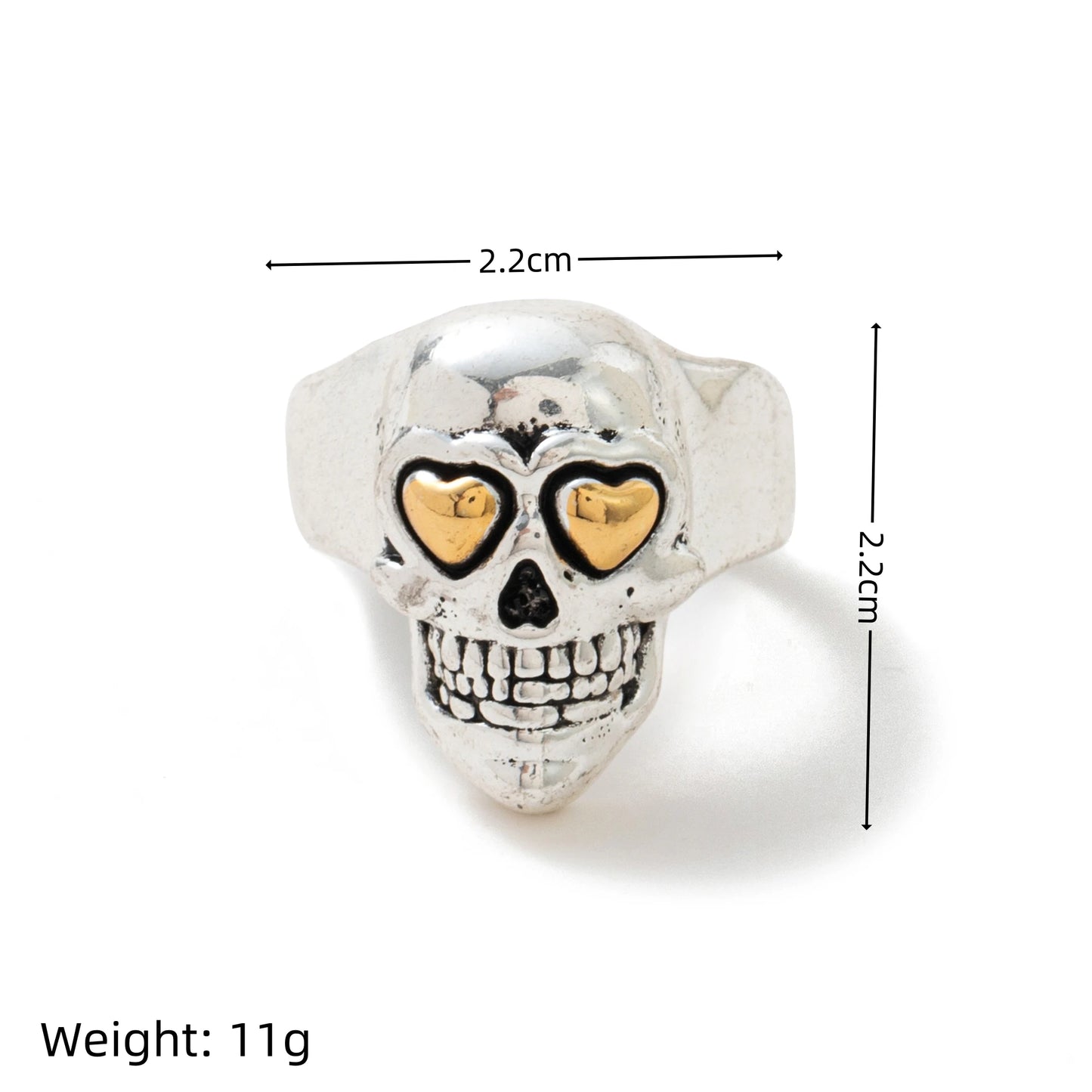 ユニークなゴシックスタイルのクロススカルジルコンリングトレンドフィンガージュエリーギフトビジューアシエ酸化防止可能ユニセックスハロウィンギフト