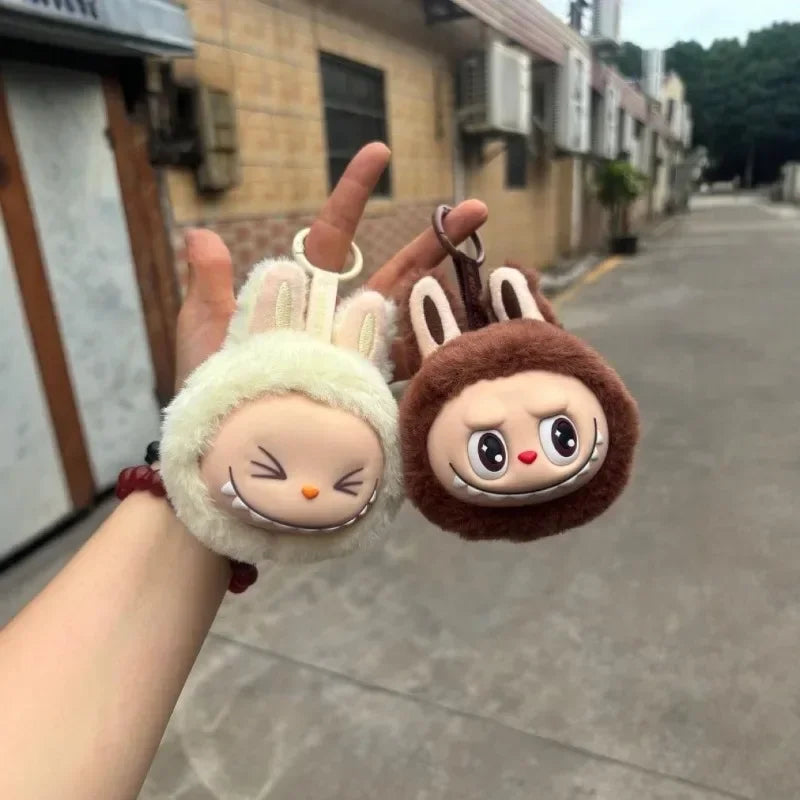 [Spot] New product, new vinyl second-generation sitting posture, plush small head, melon cloth, ugly and cute doll
