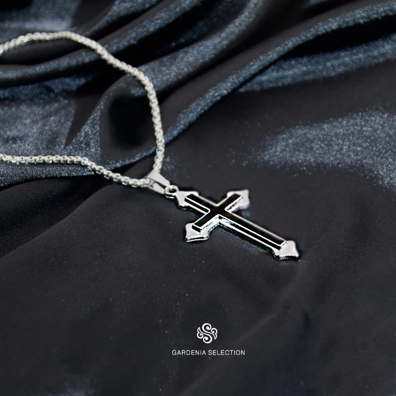 男女兼用クロスネックレス インスタグラムトレンドのカップル向けバウンスダングル パーソナライズされた学生向けヒップホップアクセサリー トレンドグッズ