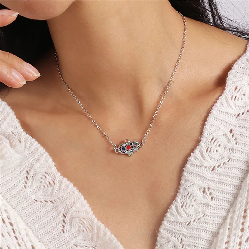 ファッションクロスネックレス レディース メンズ ゴールド シルバーカラー 眩しいクリスタル イエス十字架ネックレス クリスチャンジュエリー 卸売