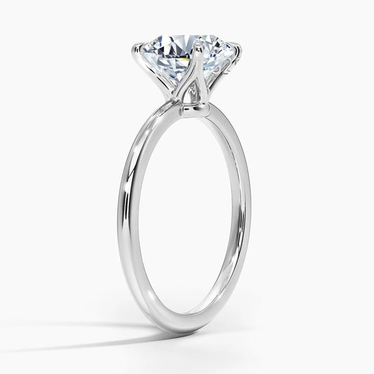 Kirin Palace 3CT 2CT 1CT Moissanite Ring for Women Yellow/White Gold 9mm Round Cut D/VVS1 Solitaire Ring for Engagement Wedding
