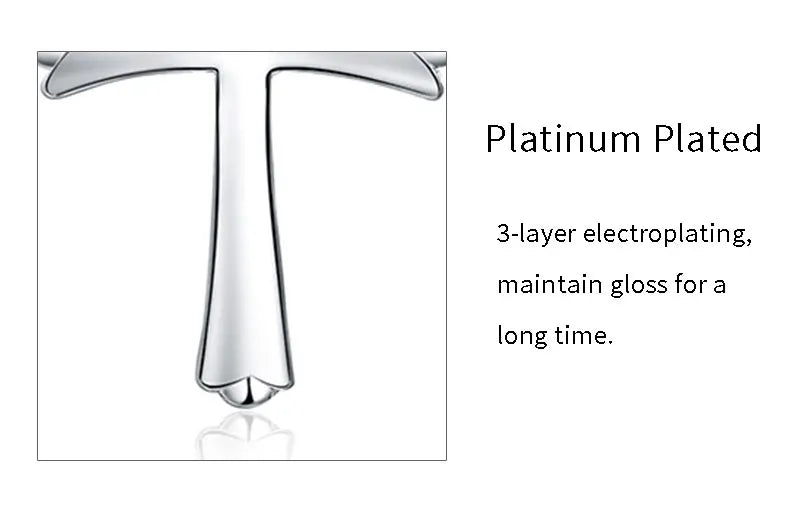 42MM 925スターリングシルバー 絶妙なクロスイヤリング ファッション レディース グラマー パーティー ジュエリー ギフト ヒップホップ パンク イヤリング