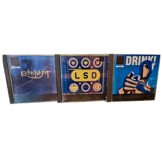 PS1 LSD/drlnk！ PAL With Manual Copy Disc Game Black Bottom Unlock Console Station 1 Retro Optical Driver Video Game Part