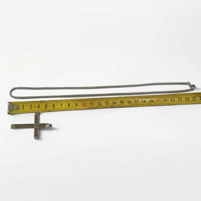 ファッションクロスチェーンペンダントネックレスファッションメンズレディースメタルジオメトリパンクゴシックパーティージュエリーヴィンテージギフト