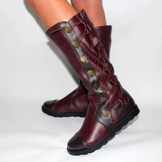 Women Boot Trend  Winter Fashion High Barrel Knight Boot Comfortable Long Barrel Boot Women Shoe 2024