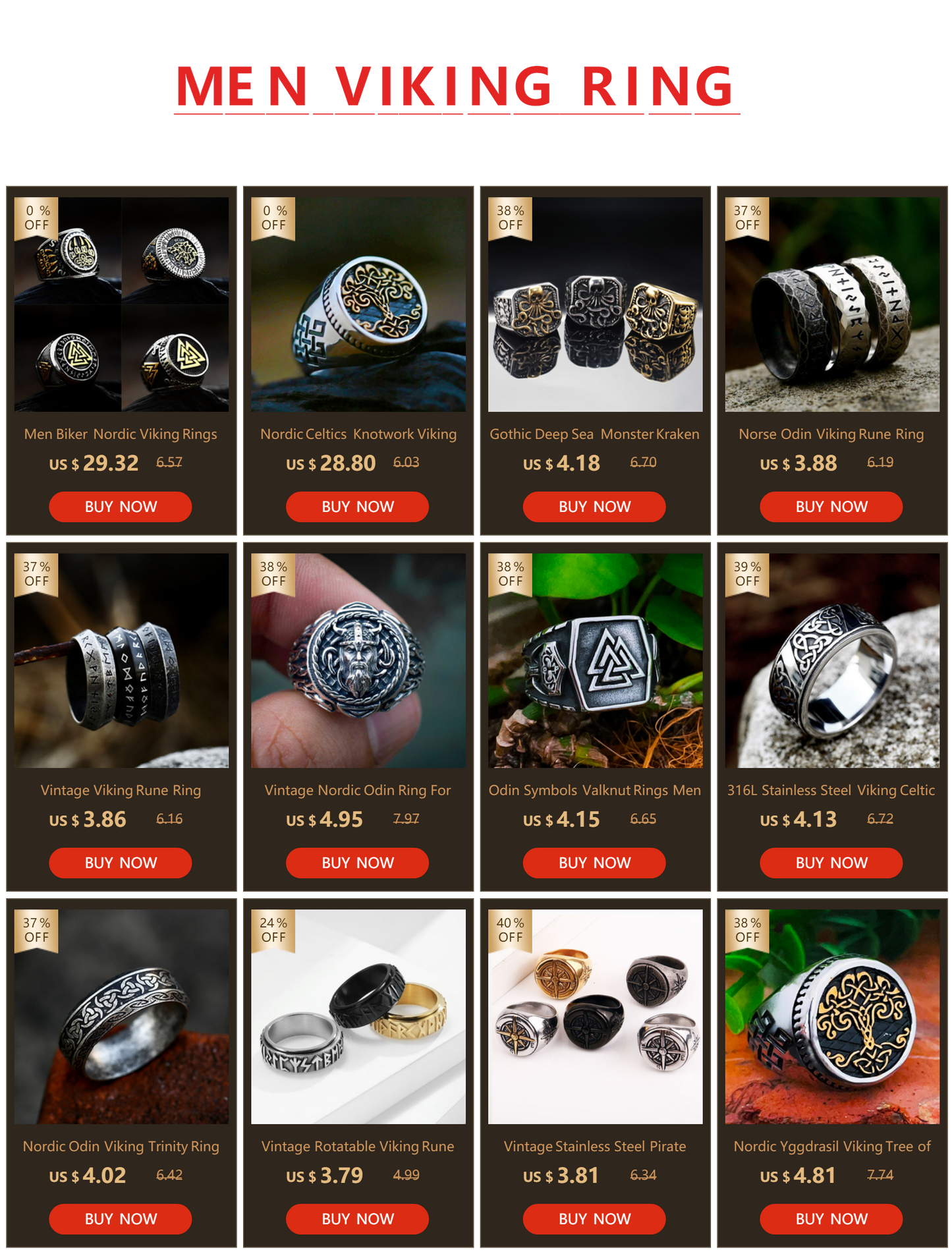 メンズ ヴィンテージ ロレーヌ クロス リング クラシック オーソドックス 316L ステンレススチール クロス シグネットリング メンズ パンク ファッション バイカー ジュエリー ギフト