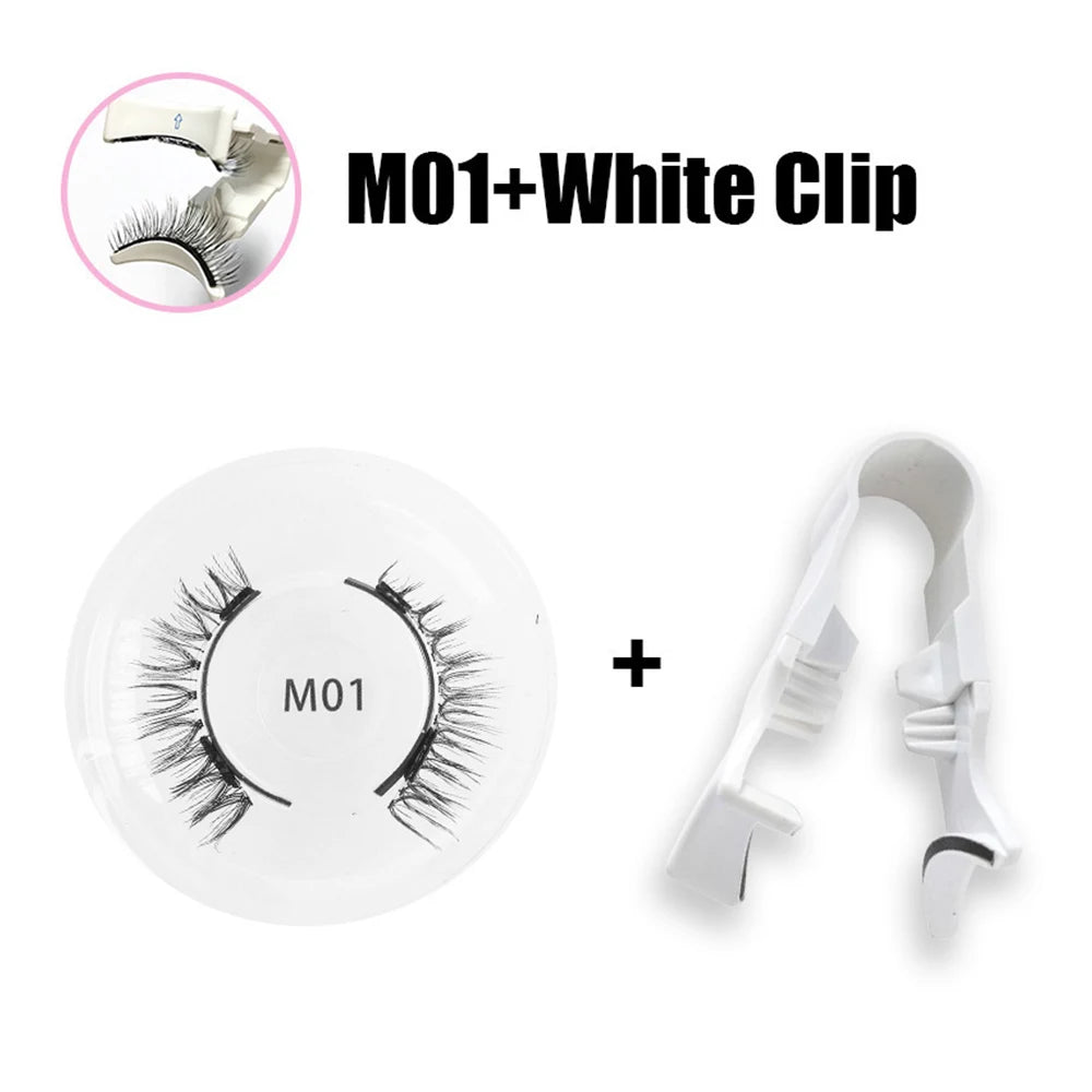 磁気つけまつげ 1組 ピンセット付き 3D ナチュラル効果 磁気つけまつげ 再利用可能 つけまつげ用品 メイクアップツールキット