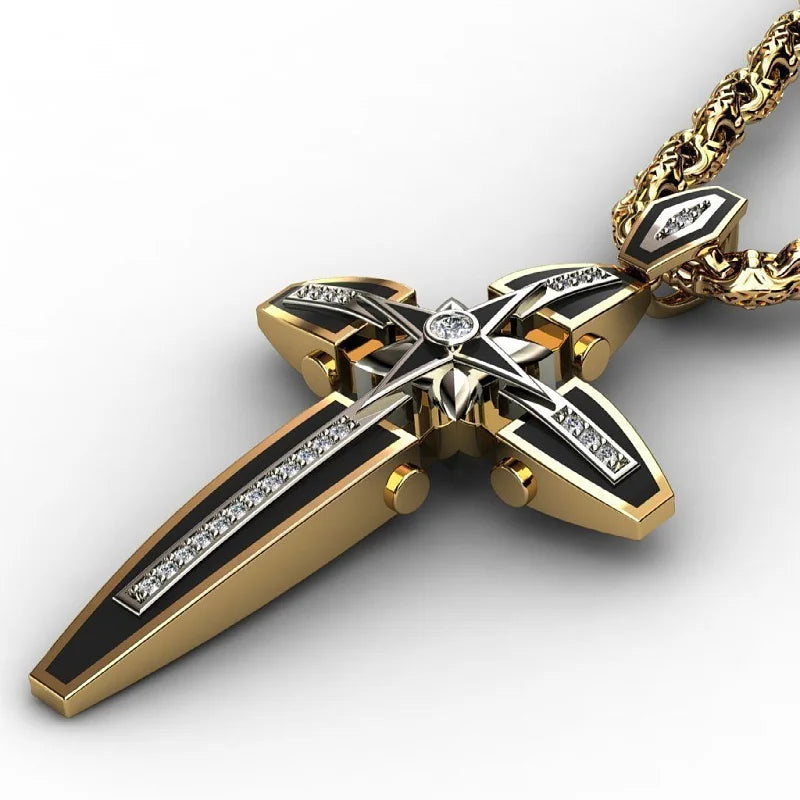 絶妙なファッションインカムクロスメンズ＆レディースネックレスペンダント信仰クロスペンダントアクセサリー母の日のための絶妙なギフト