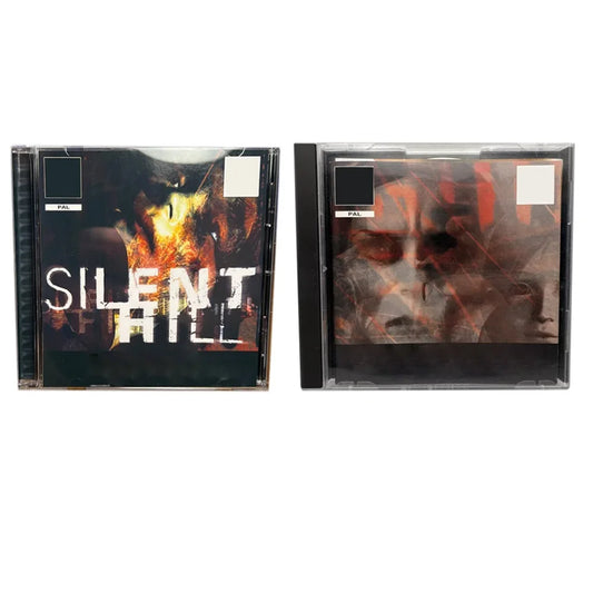 PS1 silenthill PAL With Manual Copy Disc Game Black Bottom Unlock Console Station 1 Retro Optical Driver Video Game Part