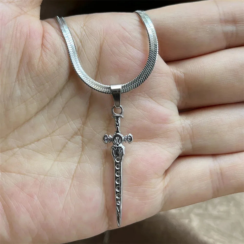 キリスト教イエス十字架ネックレス レディース メンズ ステンレススチールチェーン チョーカー 宗教的十字架ペンダント ジュエリー 祈り 洗礼ギフト