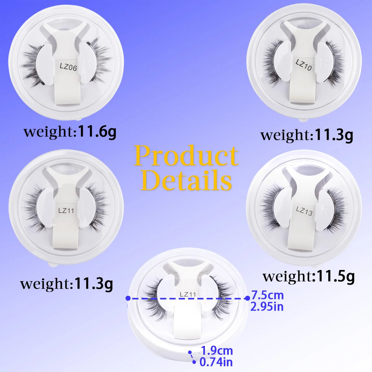 YSDO 1ペア 接着剤不要 マグネットまつげ ナチュラル 3D ミンクまつげ 2025年新登場 再利用可能 敏感な目に優しいマグネットまつげキット