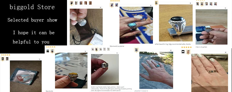 S925スターリングシルバーリングトルコメンズハンドメイドジュエリーギフト天然ホワイトアゲートヴィンテージパンクラグジュアリーホリデーギフト