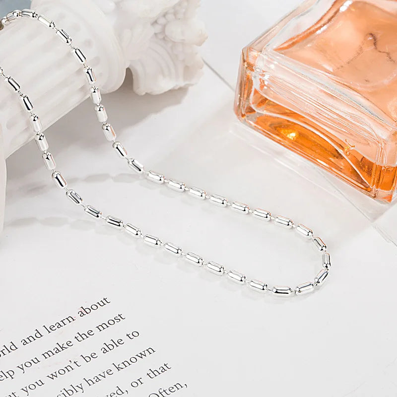 925スターリングシルバークロスネックレススターアシンメトリーパーソナライズカラーチェーン友達への誕生日プレゼント学生ジュエリー