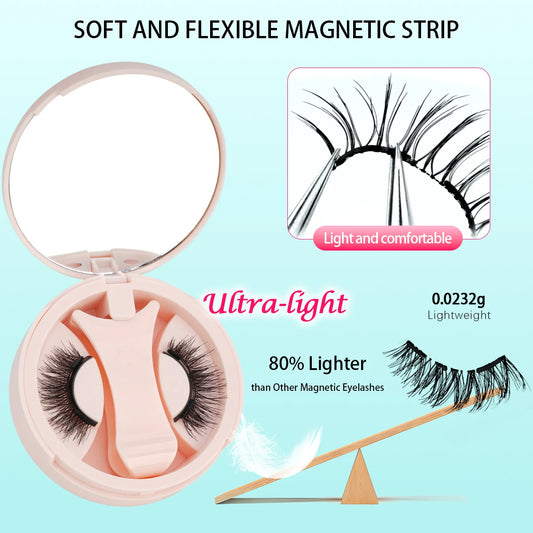 再利用可能 接着剤不要 マグネットまつげ 2025年新登場 敏感な目に優しい マグネットまつげ ナチュラル 3D ミンクまつげ メイクアップ