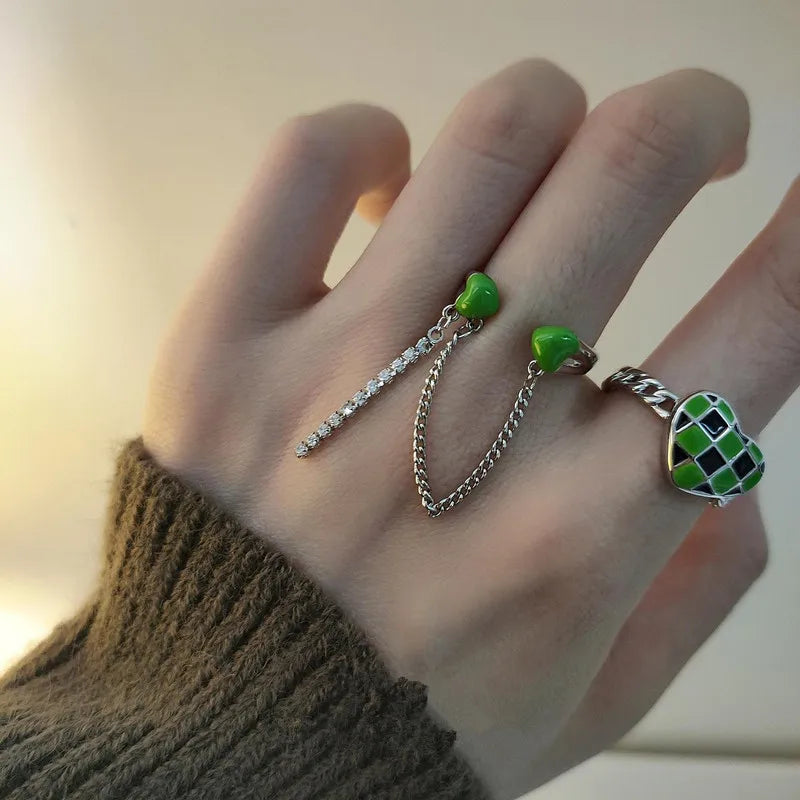 ヴィンテージ シルバーメッキ クロスリングセット レディース ゴシック パンク スチームパンク バタフライリングセット パーティー ファッション ジュエラー