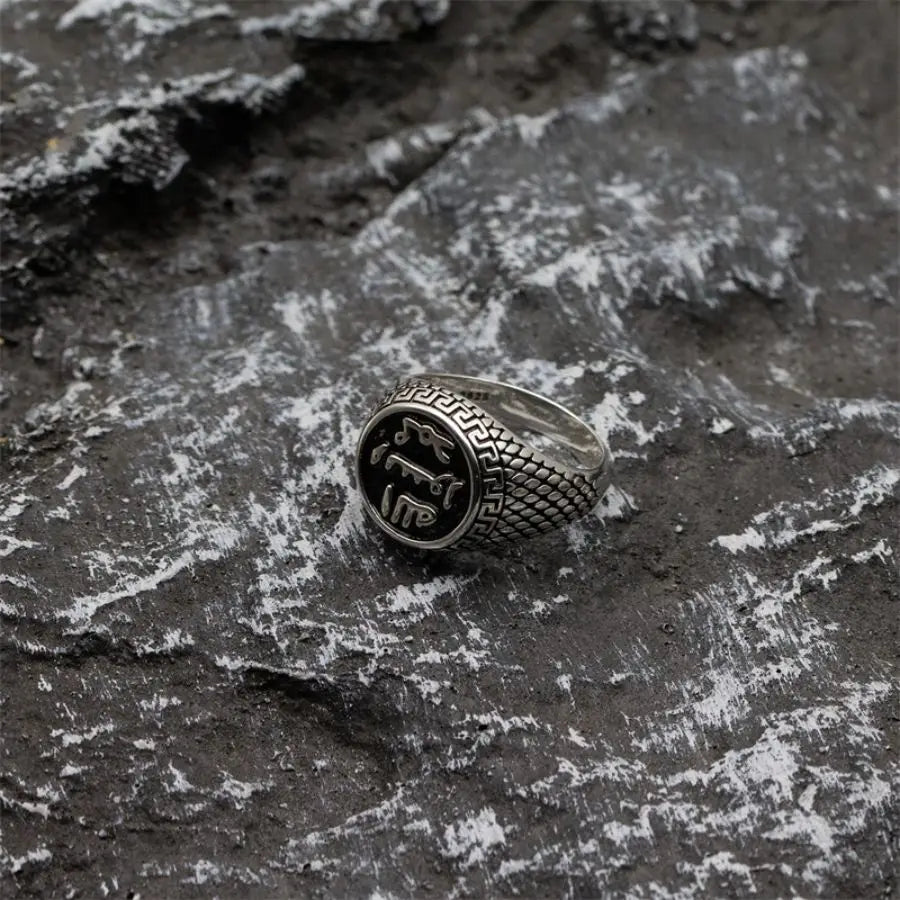 卸売925シルバーハンドリング925スターリングシルバーメンズヴィンテージハンドメイドファッションムスリムリング男性用