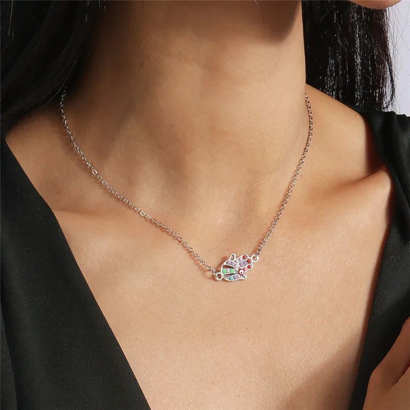 ファッションクロスネックレス レディース メンズ ゴールド シルバーカラー 眩しいクリスタル イエス十字架ネックレス クリスチャンジュエリー 卸売